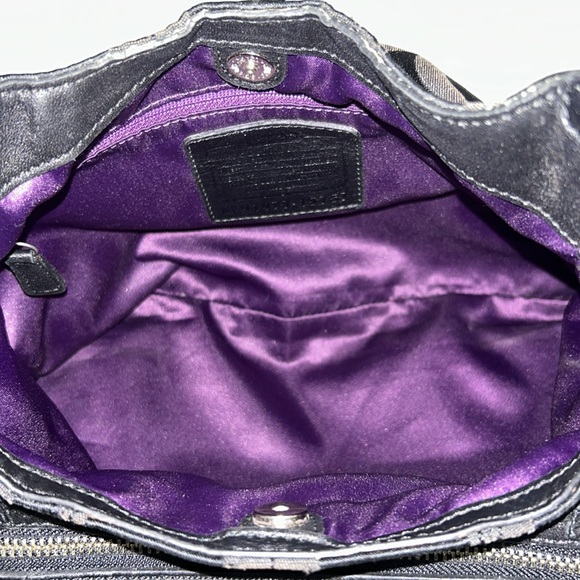 Coach Mia Opt Art Sateen Maggie Shoulder Bag Black #15757 - Picture 12 of 13